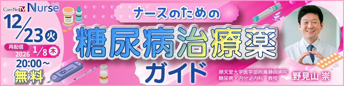ナースのための糖尿病治療薬ガイド